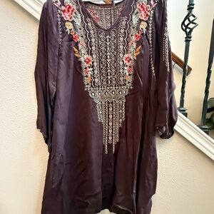 Embroidered Johnny Was Women's Top